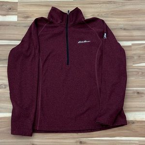 Ladies Eddie Bauer First Ascent 1/2 Zip Pullover - Size XL
